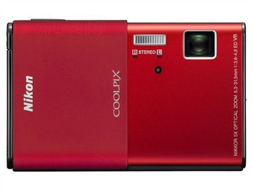 3.5 可触摸屏幕 尼康S80红色促销1599